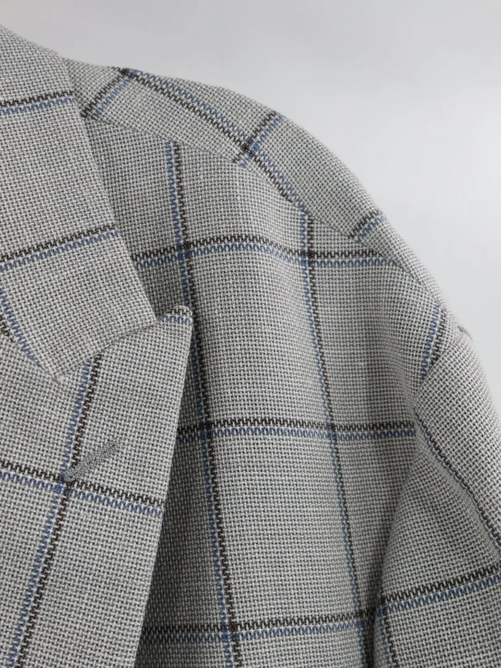 Stafford Sport Coat Mens 54 Big Short Seasonal Textures Wool Linen unstructured